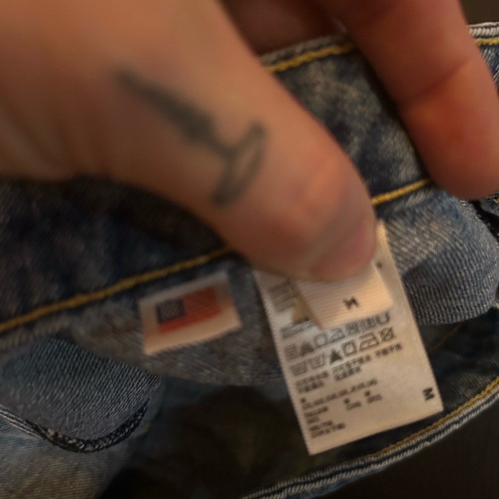 Y2K American Apparel Jean Skirt Denim A Line Mini - Picture 4 of 4